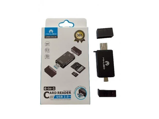 قارئ بطاقات ميكوسو 6 في 1 يو اس بي متعدد الوظائف Otg Crd-010 رقم.5629E