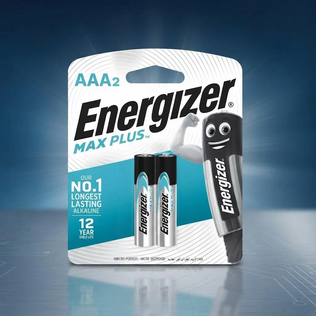 بطاريات إنرجايزر ماكس بلس AAA2 رقم.27594