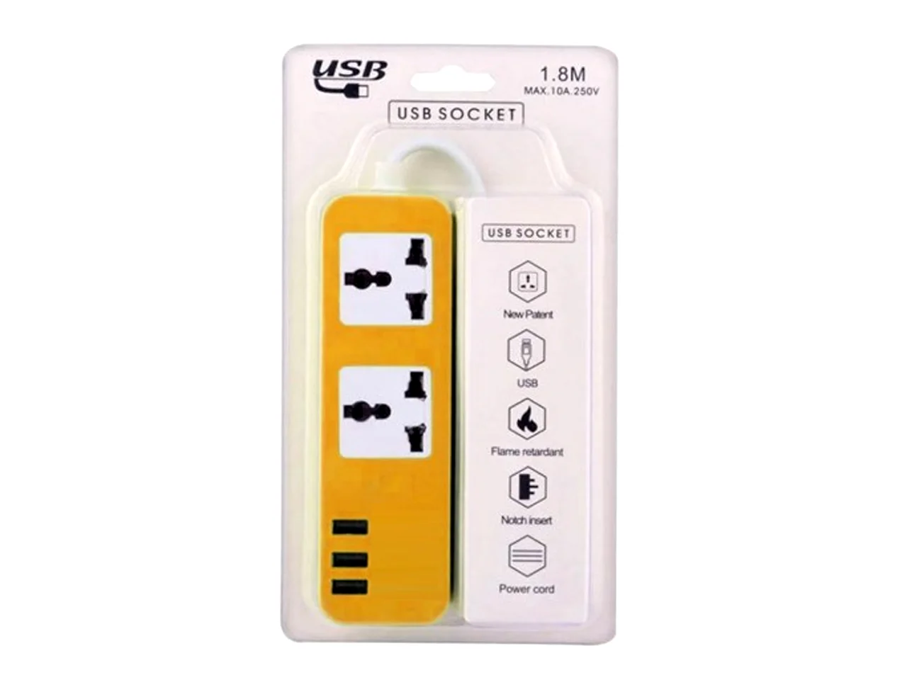 مقبس طاقة USB 2 متر LH-102 رقم.5144E