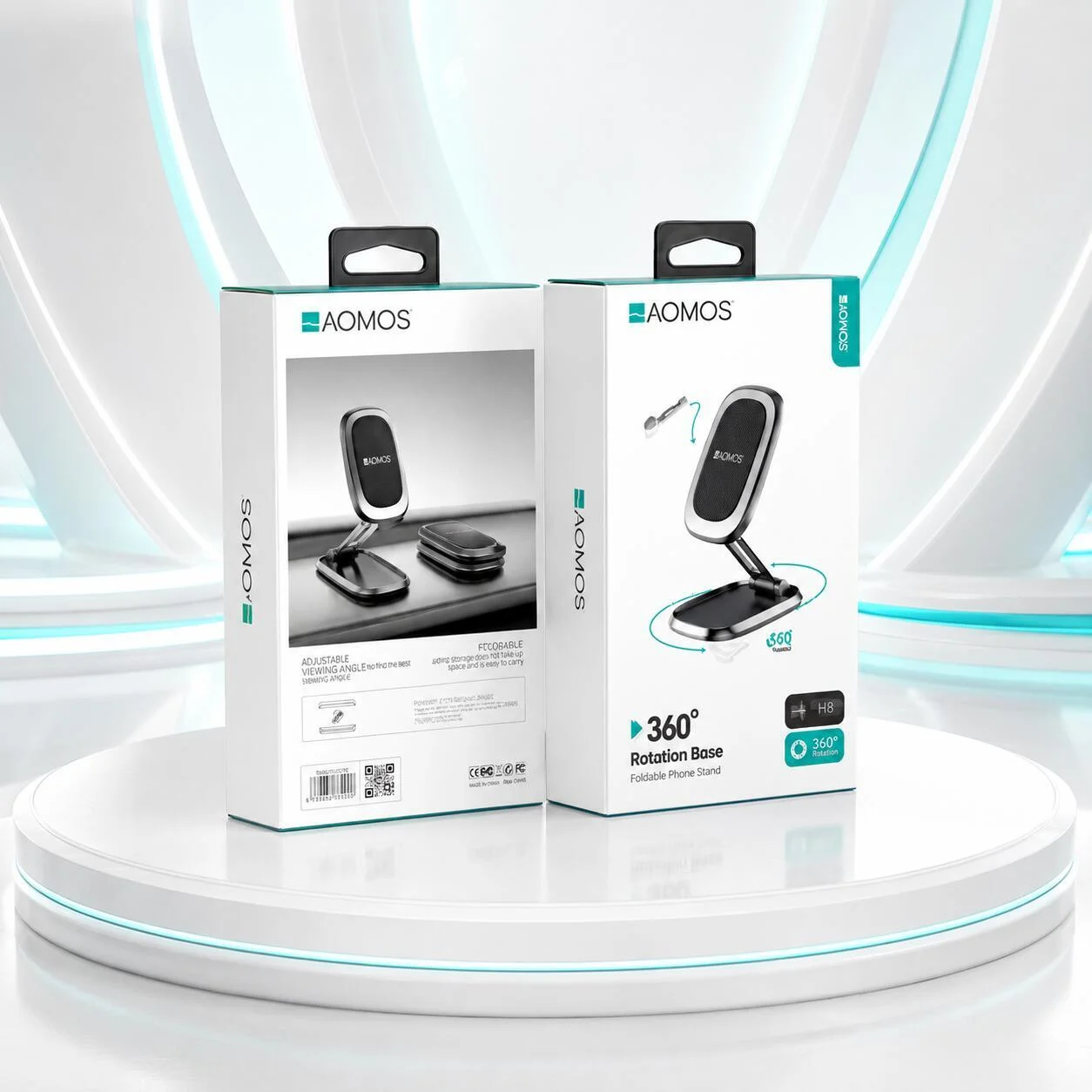 حامل مغناطيسي قابل للطي بقاعدة دوارة من Admos360 -AM-310 رقم.27560