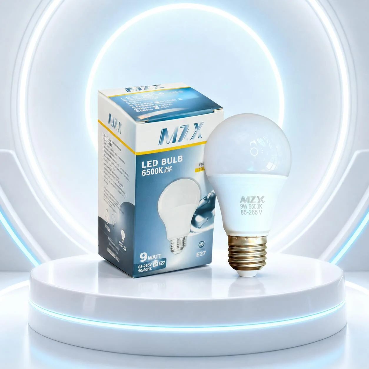 مصباح LED ماكس 850 لومن، 6500 كلفن أبيض بارد، قاعدة E27، 9 واط - M-B1110 رقم.27917