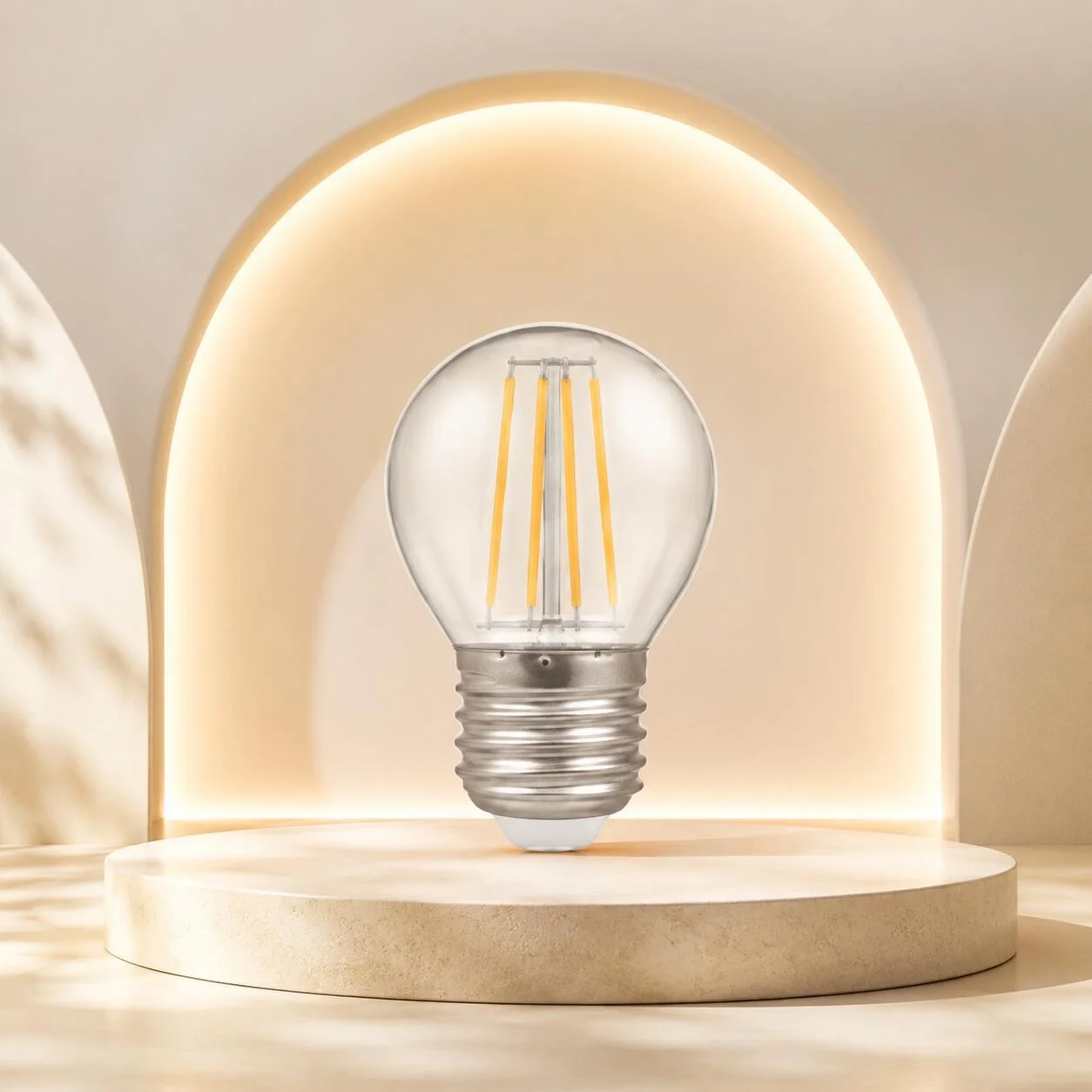 مصباح esnco LED خيطي 400 لومن E27 ضوء شفاف 4 واط - ES-G4504 رقم.27916