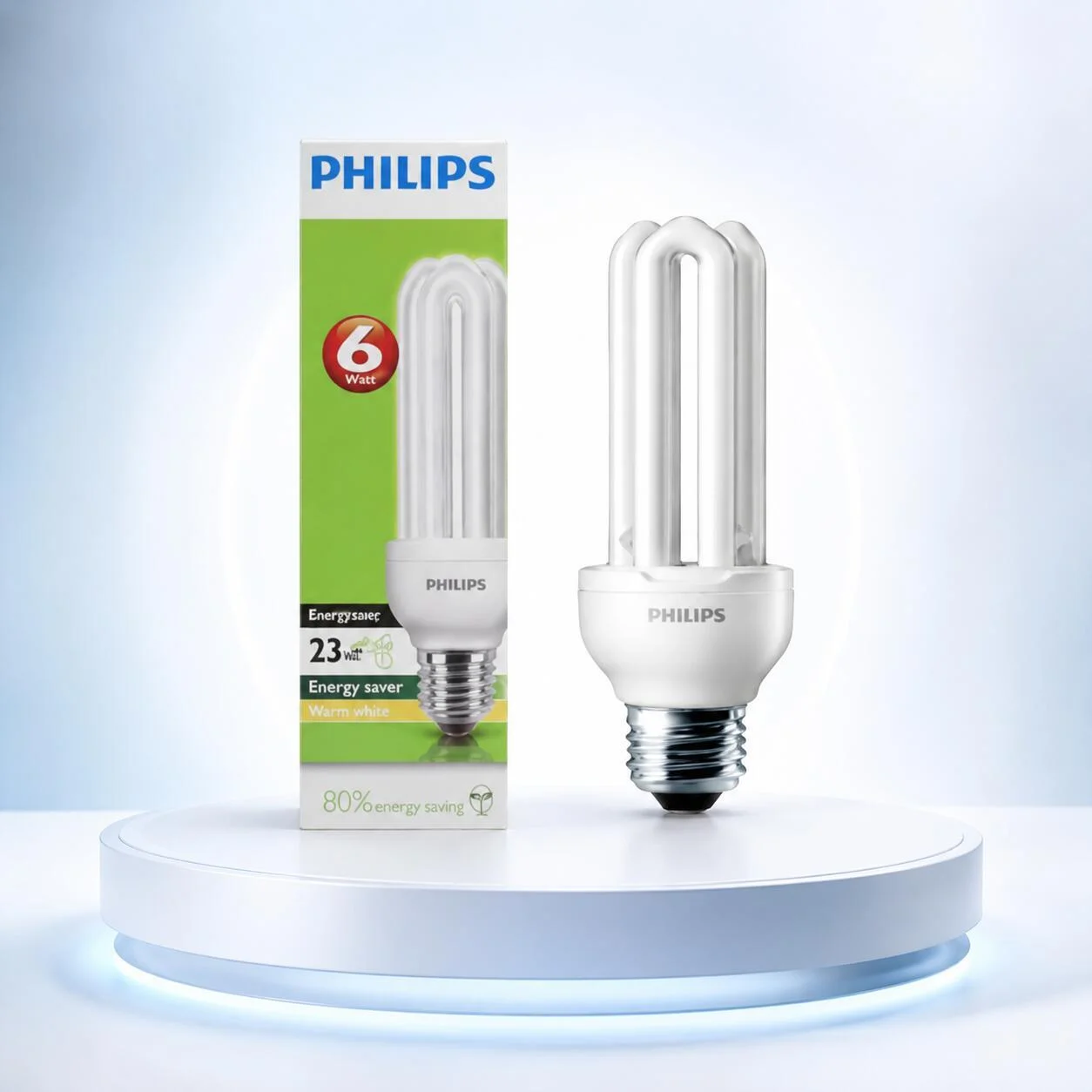 مصباح فيليبس إسينشال LED E27 9 وات 3000 كلفن أبيض دافئ رقم.27875