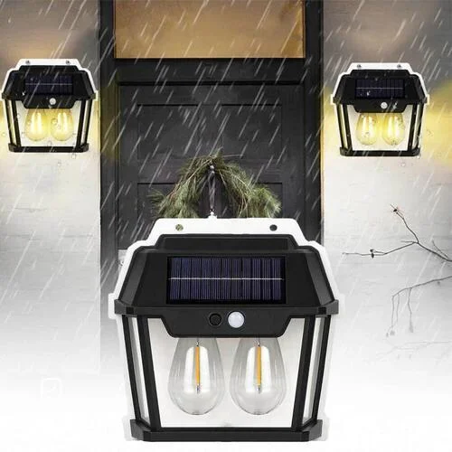 مصباح خارجي شمسي قابل للشحن بحساس حركة ومقاوم للماء (HW 999-2W) رقم.21241