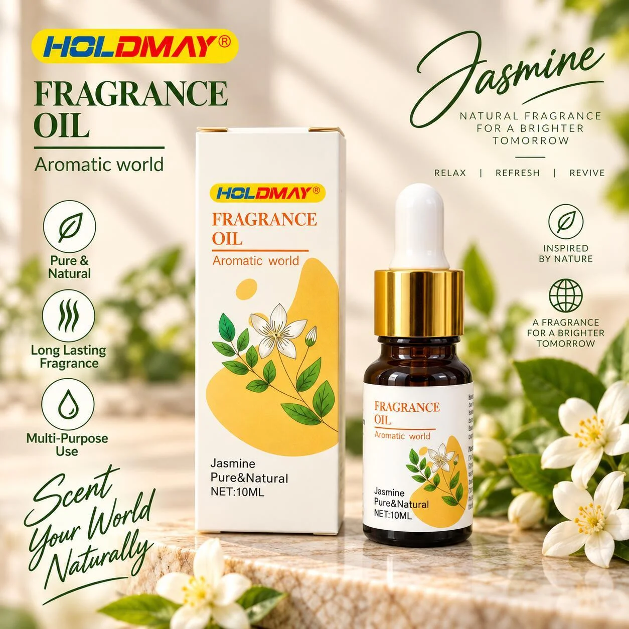 زيت عطري هولدماي برائحة الياسمين 10 مل رقم.29646