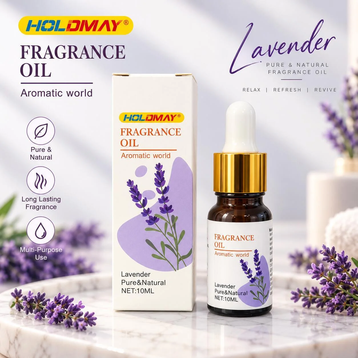 زيت عطري هولدماي برائحة اللافندر 10 مل رقم.29641
