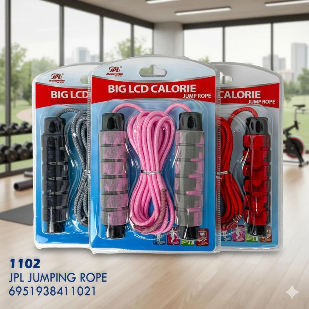 حبل القفز بشاشة LCD كبيرة لقياس السعرات الحرارية - 1102 -قطعة واحدة رقم.20770