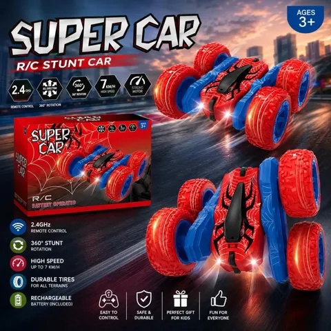 سيارة الحركات الاستعراضية اللاسلكية "سوبر كار" (للأعمار 3 سنوات فأكثر) رقم.26791