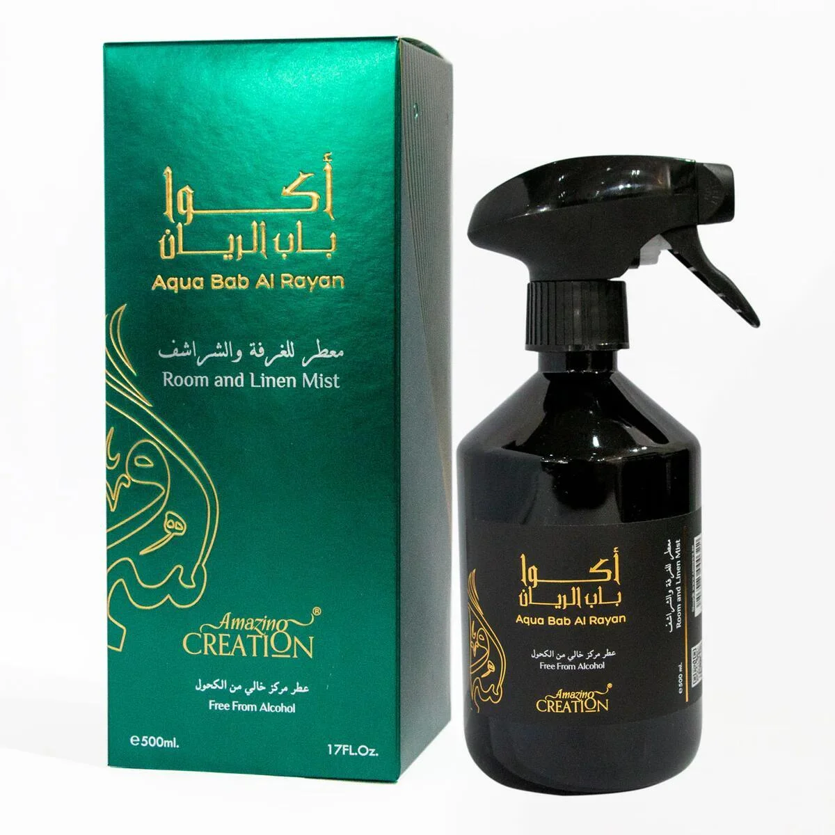 إبداع مذهل أكوا باب الريان معطر للغرفة والكتان 500 مل رقم.14636