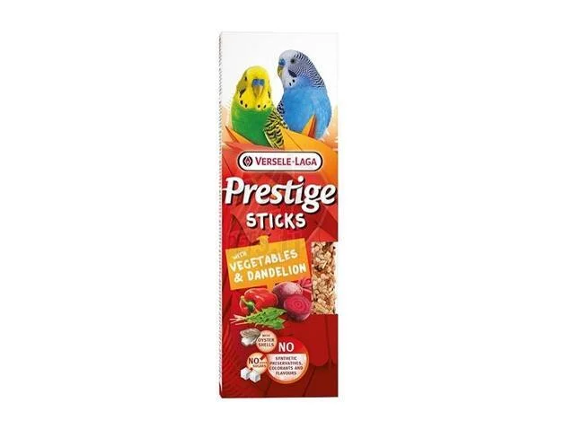 أعواد Versele Laga برستيج للببغاوات بنكهة الخضروات والهندباء 60 جرام رقم.16735