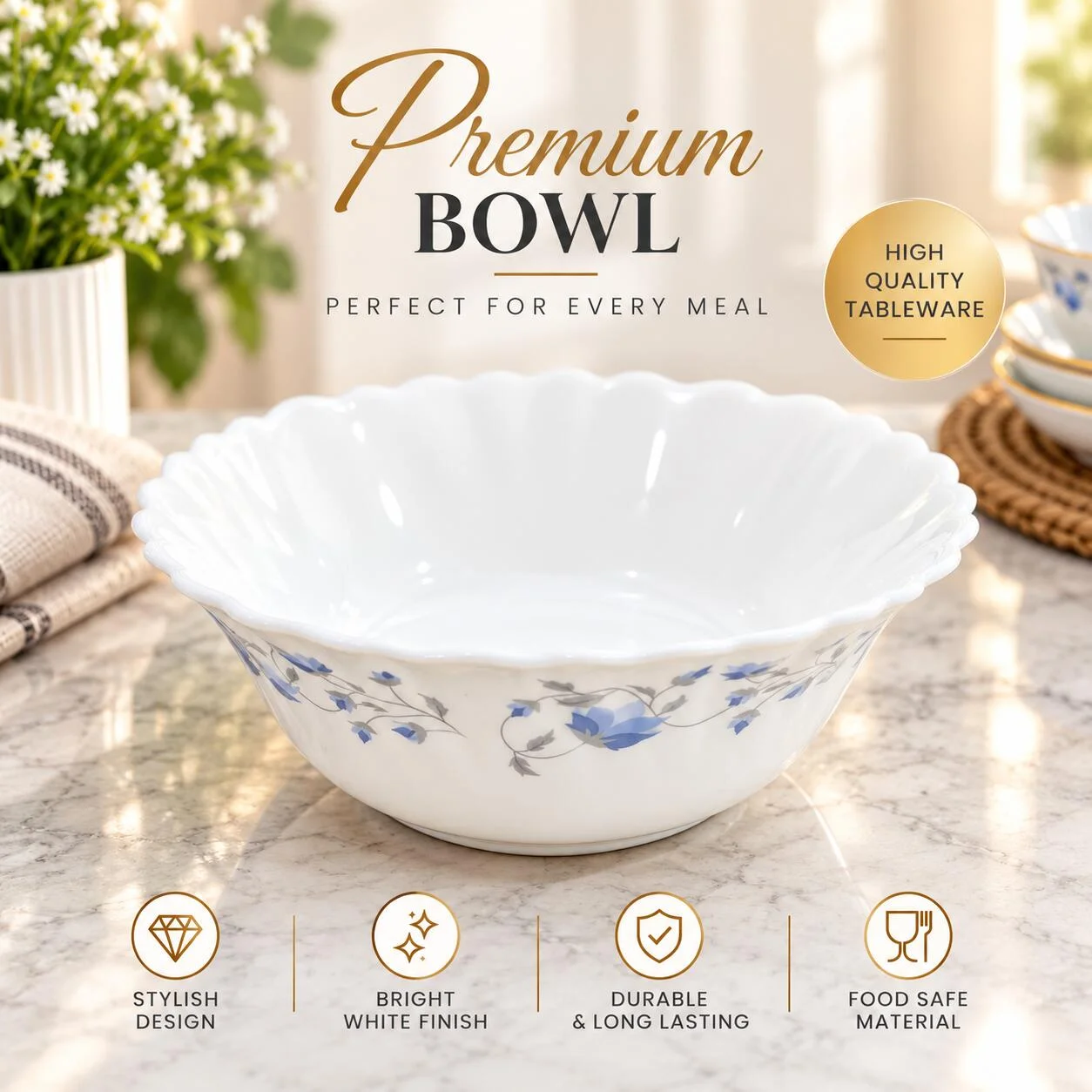 وعاء مميز أزرق CL04 100mm رقم.33410