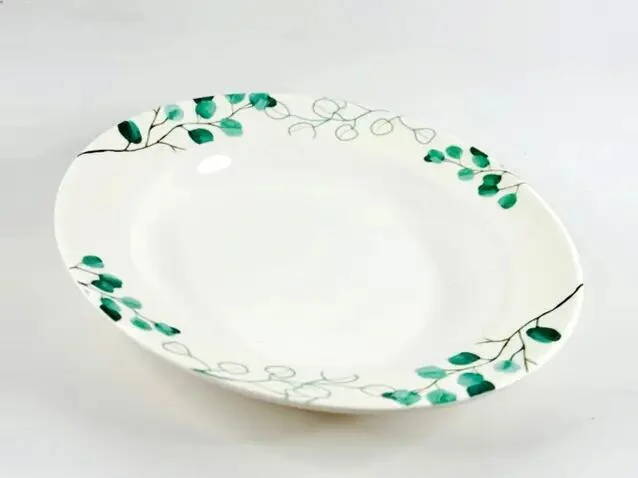 طبق شوربة بإطار شجرة 9 مقاس 23 × 23 سم رقم R-0120 رقم.7061H