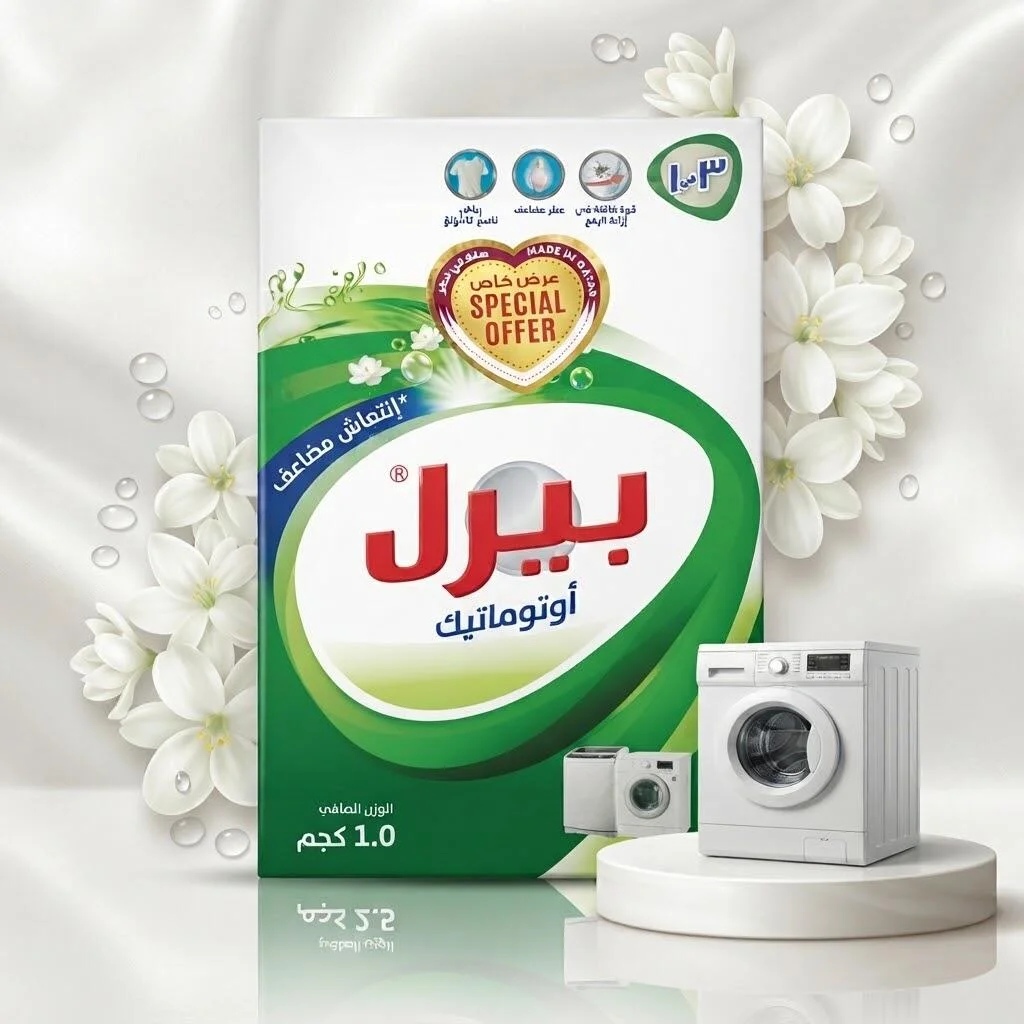 مسحوق غسيل أوتوماتيك بير 1kg رقم.29216