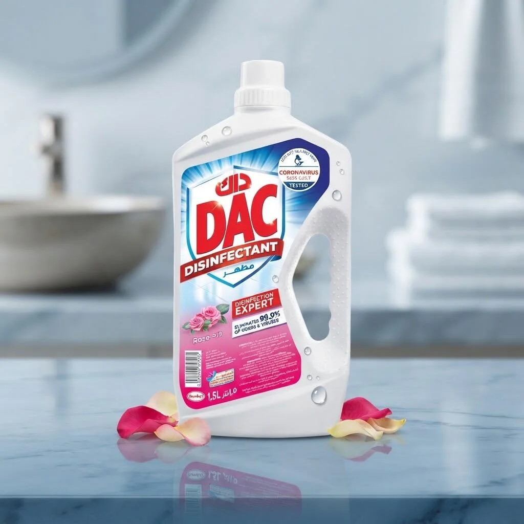 مطهر ومنظف السوائل الخبير برائحة الورد داك 1.5 لتر رقم.26685
