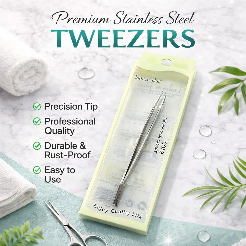 ملقط فاشن بلس من الفولاذ المقاوم للصدأ رقم.23582