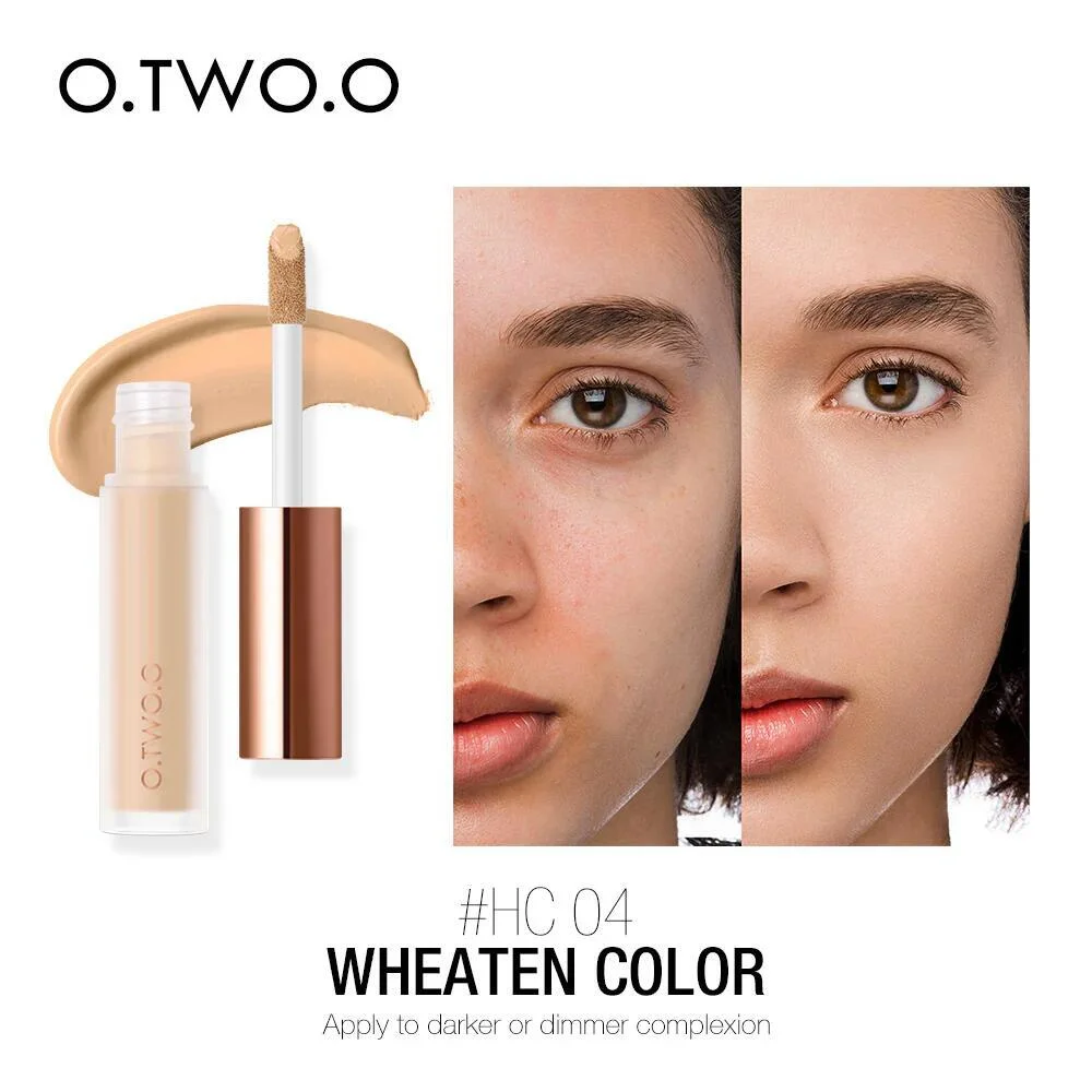 O.TWO.O - كونسيلر سائل عالي التغطية (#HC04 WHEATEN) 5.5 جرام رقم 12635