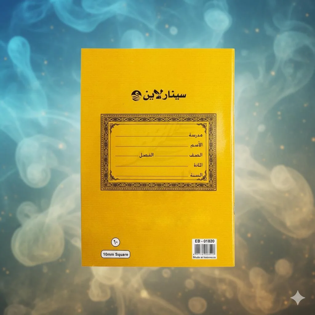 دفتر ملاحظات مربع من سينارلاين، مقاس 10 مم، 60 صفحة، EB-01820 رقم.20409