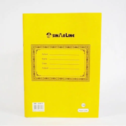 دفتر ملاحظات للانجليزية بتصميم 4 سطور 100 صفحة رقم.3865B