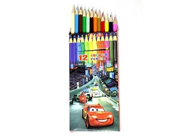 اقلام ملونة بتصميم كرتوني 12 لون رقم.8330B