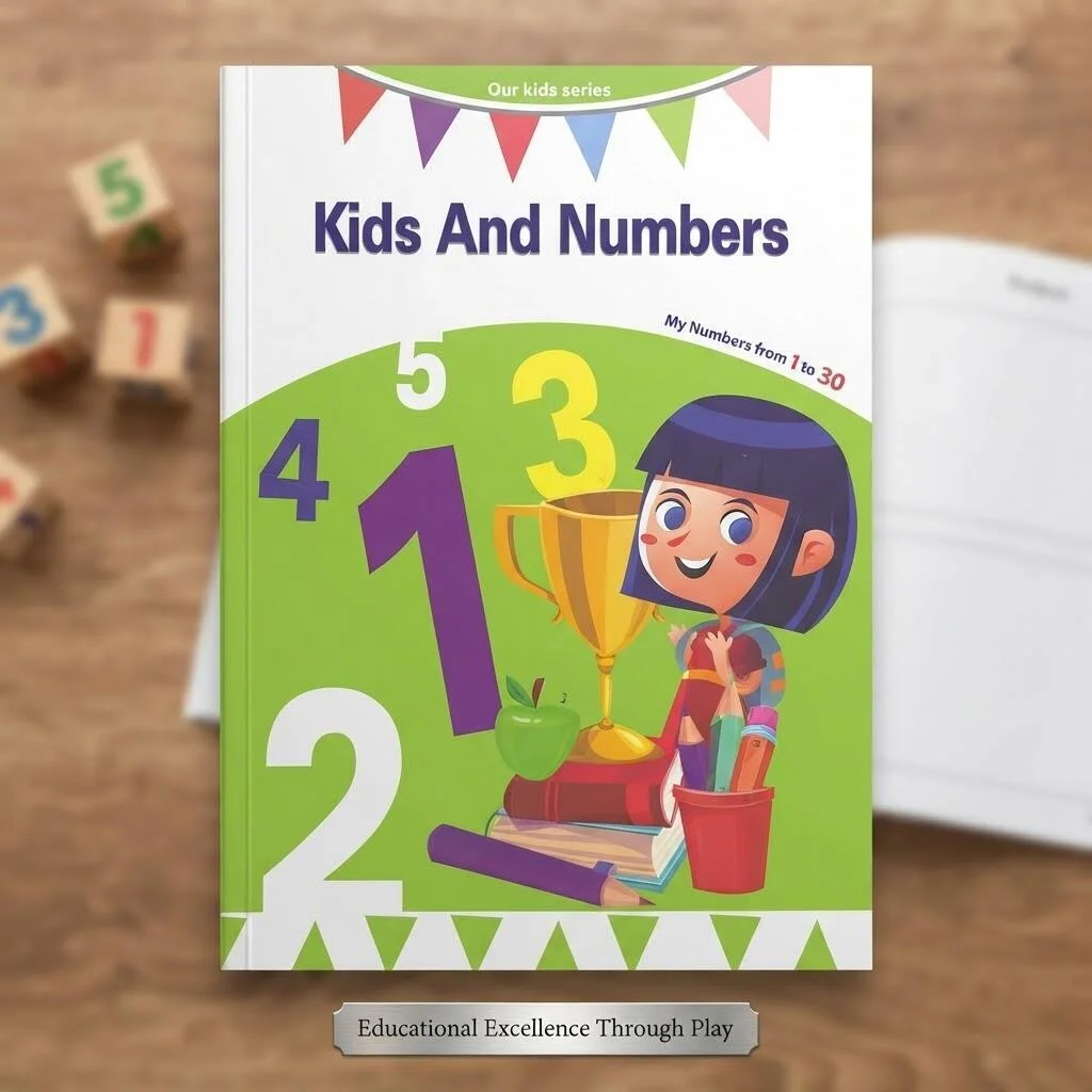 كتاب الأنشطة التعليمي Kids And Numbers (أرقامي من 1 إلى 30) رقم.26842