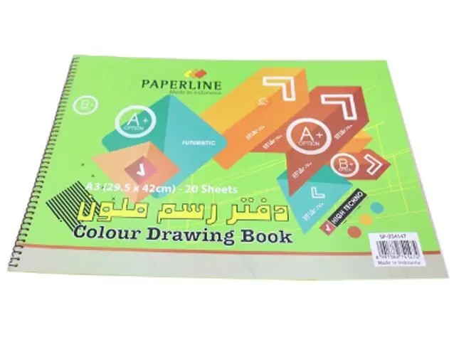 دفتر رسم ملون بيبر لاين SP-0374147 رقم.8913B