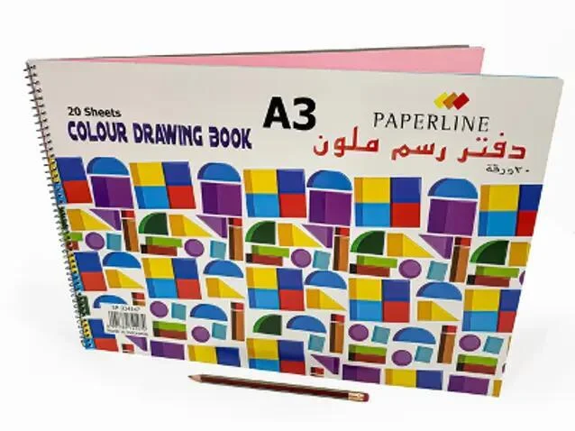 دفتر رسم ملون Paperline A3 20Sheets SP-034147 رقم.8881B