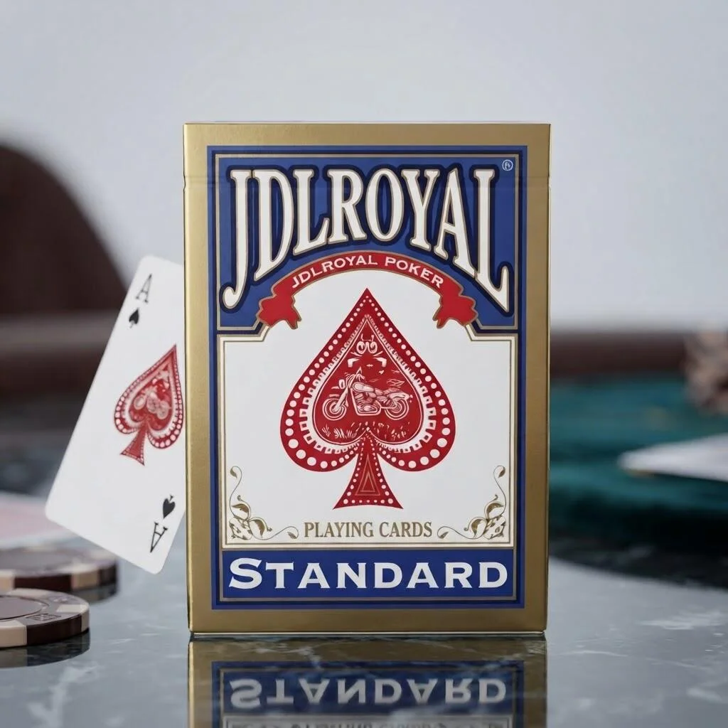بطاقات اللعب القياسية JDL Royal Standard (بوكر) - الإصدار الأحمر رقم.26844