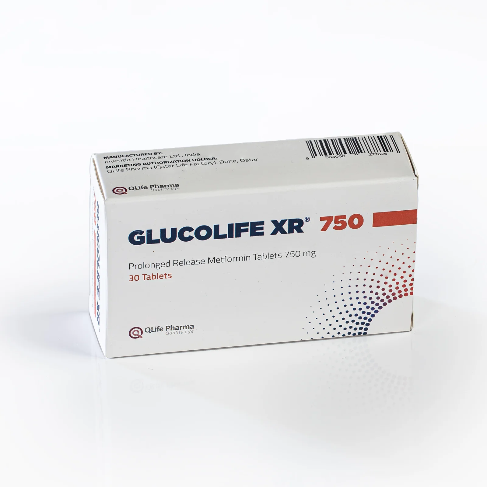 غلوكولايف XR 750 ملغ عدد 30 قرصًا – رقم 13438