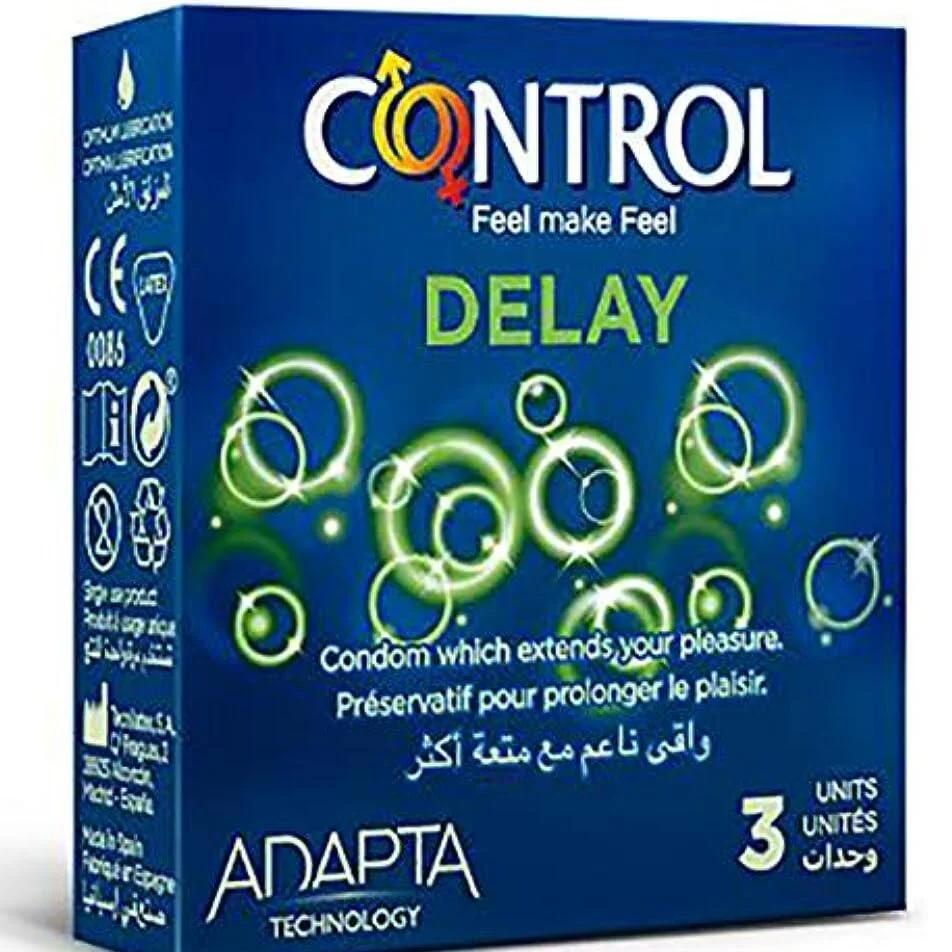 كنترول واقي ذكري ديلاي 3 قطع رقم 5159