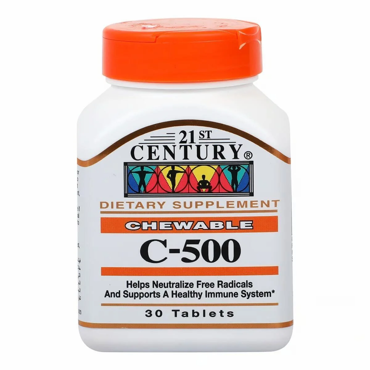 أقراص مضغ C-500 من 21ST Century، 30 قرصًا، رقم 11102